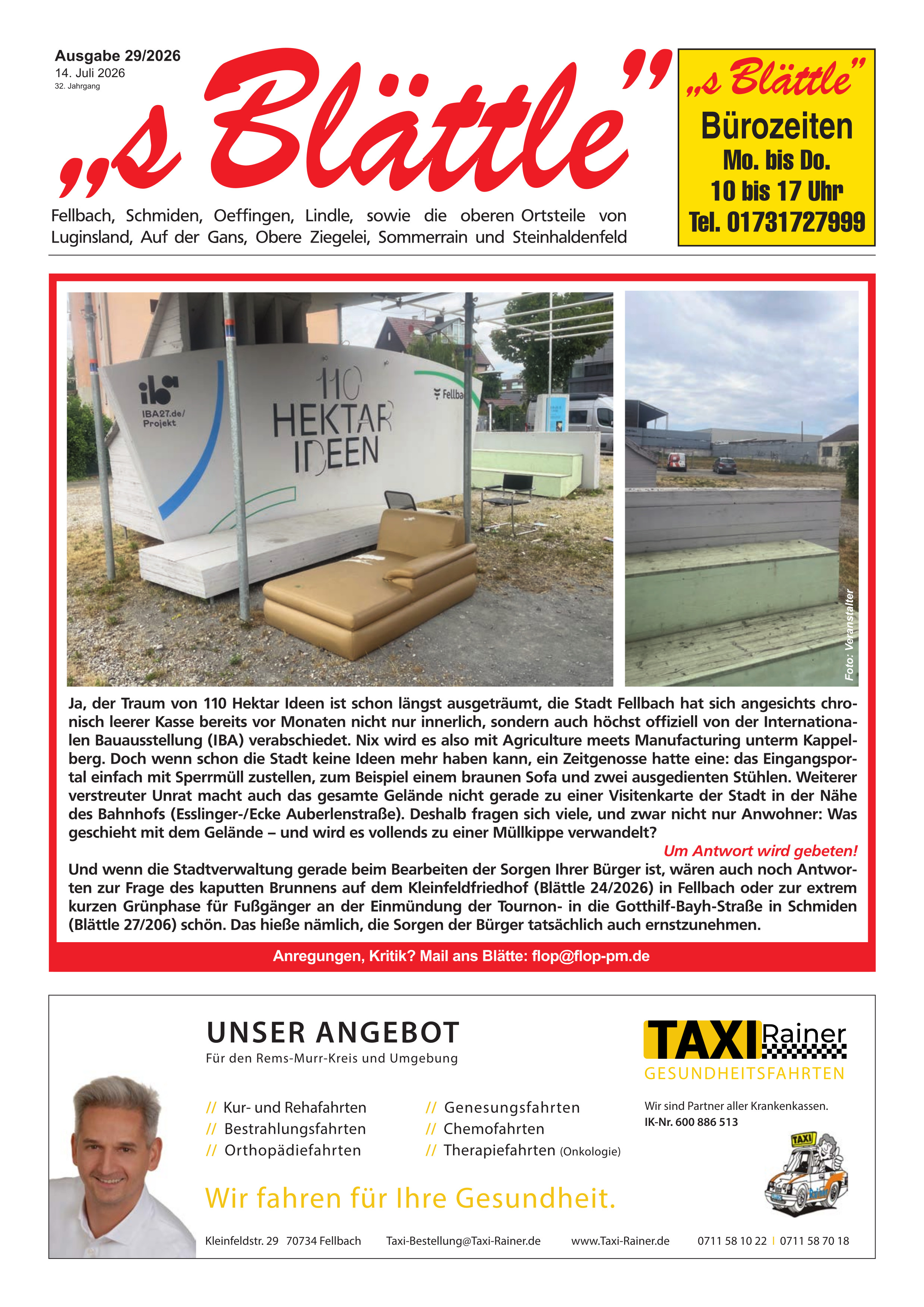 Vorschau der aktuellen Ausgabe