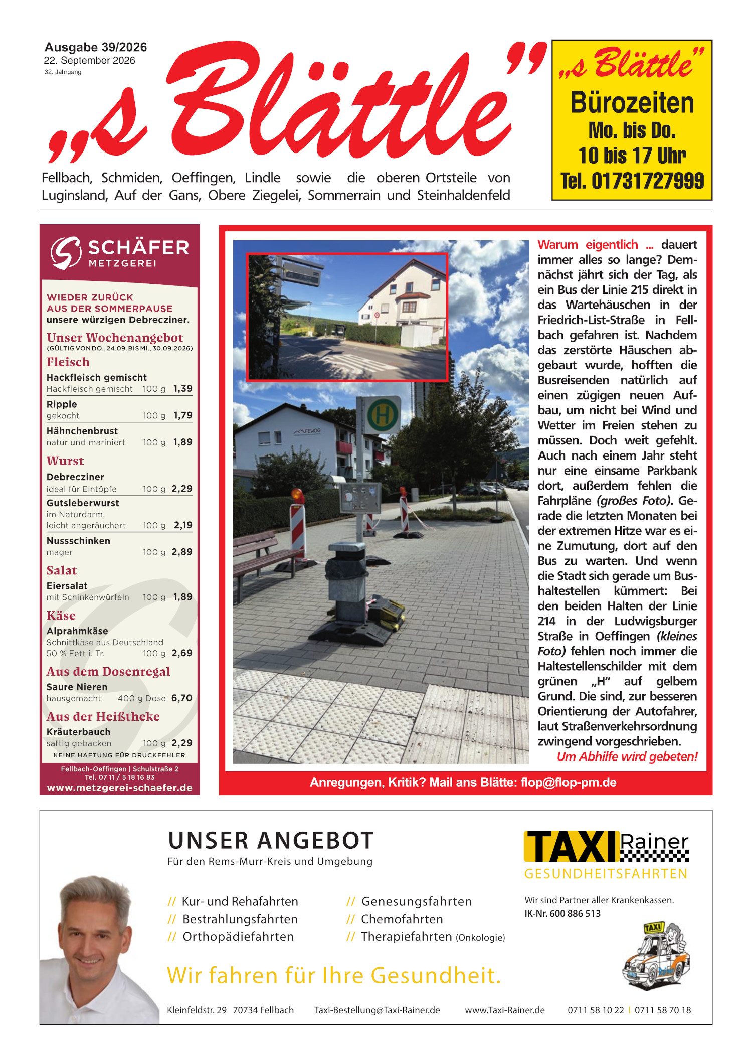Vorschau der aktuellen Ausgabe